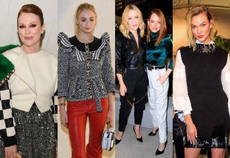 Stylowe gwiazdy oglądają pokaz Louis Vuitton w Nowym Jorku: Julianne Moore, Emma Stone, Cate Blanchett, Sophie Turner (ZDJĘCIA)