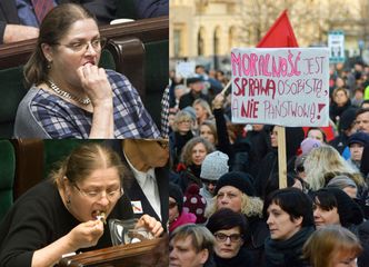 Pawłowicz o protestujących Polkach: "Zachowują się jak ulicznice. Infantylne pajacowanie wykolejonych kobiet"