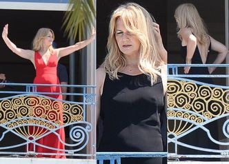 Torbicka pozuje do zdjęć na balkonie w Cannes (ZDJĘCIA)