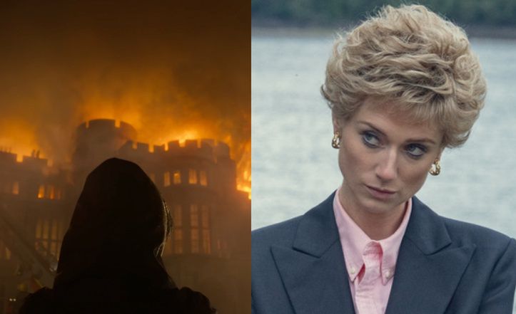 Scenarzyści "The Crown" POPŁYNĘLI? W najnowszym sezonie zasugerowali, że za podpalenie zamku w Windsorze odpowiadać mogła... KSIĘŻNA DIANA