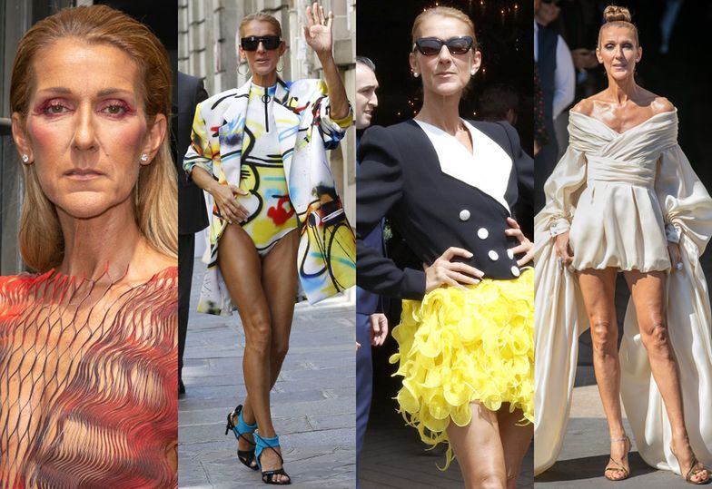 Celine Dion i jej paryskie stylizacje
