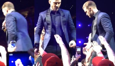 Fanka chciała złapać Justina Timberlake'a za pupę!