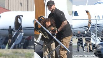 Kanye West OPUŚCIŁ SWOJE RANCZO razem z Kim Kardashian?! Jej samolot wylądował na lotnisku w Wyoming (ZDJĘCIA)