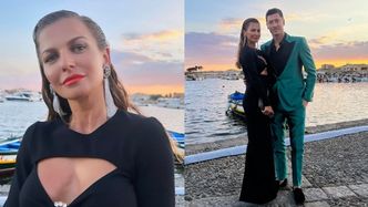 Anna i Robert Lewandowscy błyszczą w eleganckich stylizacjach Dolce&Gabbana, pozując na tle morza i zachodzącego sycylijskiego słońca (ZDJĘCIA)