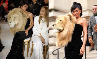 Kylie Jenner walczy o uwagę w kreacji z przymocowanym do piersi LWIM ŁBEM. Modna? (ZDJĘCIA)