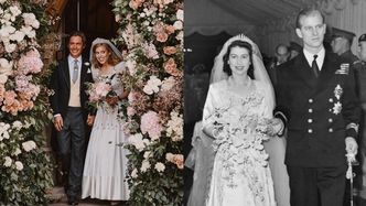 Królowa Elżbieta II wypożyczyła księżniczce Beatrice WŁASNĄ SUKNIĘ i biżuterię! "Tę tiarę miała na własnym ślubie w 1947 roku"