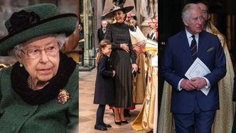 Rodzina królewska uczciła księcia Filipa na uroczystej mszy. Królowa Elżbieta II URONIŁA ŁZĘ (ZDJĘCIA)