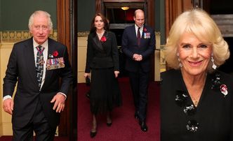 Kate Middleton i książę William towarzyszą królewskiej parze na obchodach Dnia Pamięci w Londynie (ZDJĘCIA)
