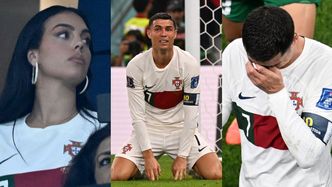 Portugalia ODPADA z mundialu! ROZPACZ Cristiano Ronaldo na boisku i smutek Georginy Rodriguez na trybunach (ZDJĘCIA)