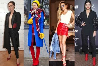 Czerwone buty nadal modne - najciekawsze stylizacje