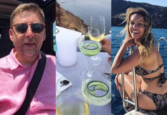 Julia Oleś spędza wakacje na Santorini z o 21 lat starszym byłym posłem PiS-u (TYLKO U NAS)
