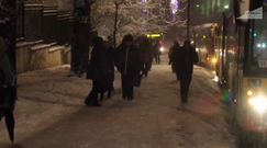 Paraliż komunikacyjny w Warszawie po opadach śniegu