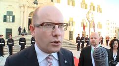 Premier Czech: będę mówił to, co powiedzieliby Polacy, gdyby byli na Malcie