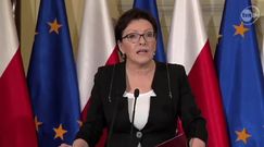 Ewa Kopacz: proszę prezydenta, by to on reprezentował Polskę na szczycie UE na Malcie