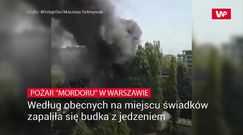 Pożar "Mordoru" w Warszawie