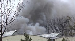 Potężny pożar w Radomiu