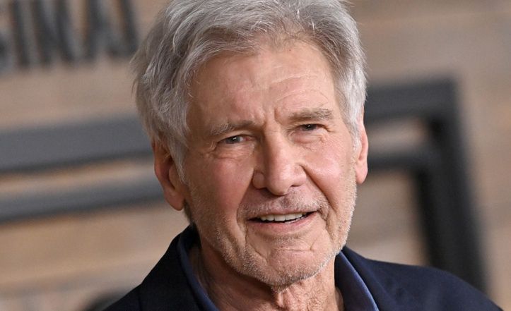 80-letni Harrison Ford obcałowuje młodszą o 22 lata Calistę Flockhart na after party. Słodko? (ZDJĘCIA)