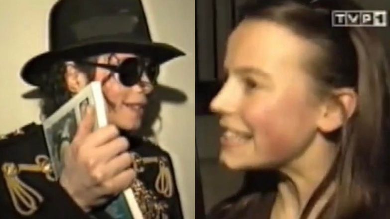Pudelek wspomina: Anna Mucha PRZYTULIŁA Michaela Jacksona! Gdy się spotkali, była jeszcze maturzystką... (WIDEO)