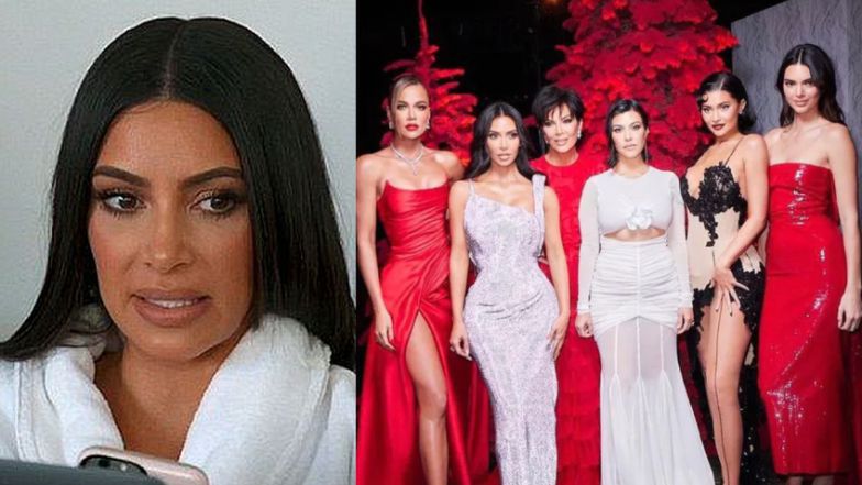 U Kim Kardashian stabilnie: znowu wyretuszowała świąteczne zdjęcia? "Każda linia szczęki jest przerobiona" (FOTO)
