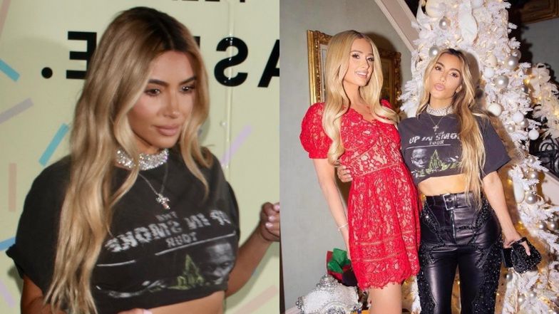 Kim Kardashian obskoczyła trzy imprezy w JEDNEJ stylizacji! "Ubrała się jak na koncert, a nie przyjęcie świąteczne" (ZDJĘCIA)