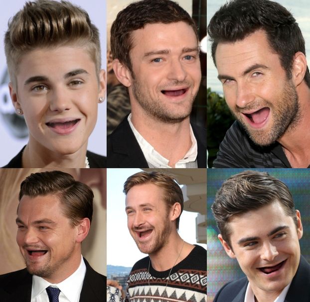 Bieber, Timberlake, Levine i inni BEZ ZĘBÓW!