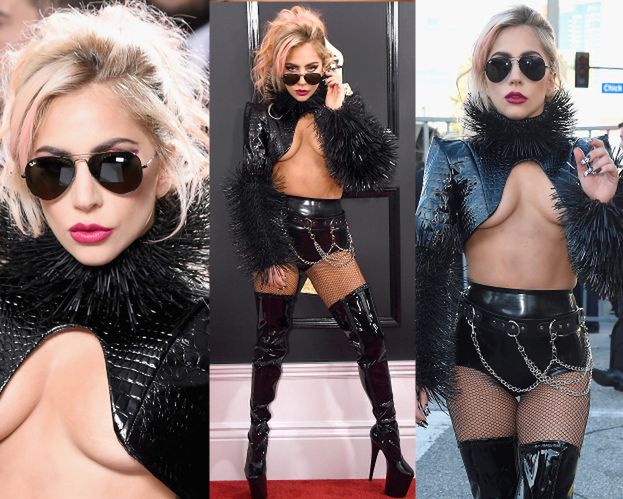 Rozebrana Lady Gaga na gali Grammy