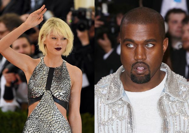 Taylor Swift nienawidzi Kanye Westa. Na gali MET "unikała go za wszelką cenę"