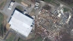 Tornado w USA. Satelity uchwyciły porażającą skalę zniszczeń
