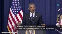 Prezydent Barack Obama zareagował na zamach w Monachium