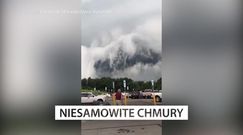 Chmury jak tsunami. Nagranie z telefonu