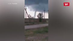 Tornado na Ukrainie. Wszystko nagrał przestraszony mieszkaniec