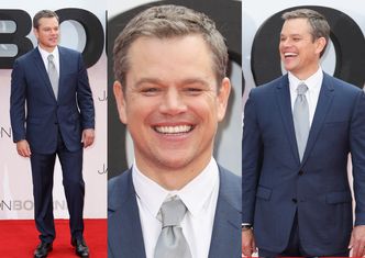 Roześmiany Matt Damon na premierze nowego "Bourne'a" (ZDJĘCIA)