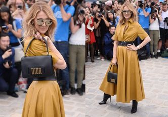 Celine Dion w sukience od Diora wygina się na samochodach (ZDJĘCIA)