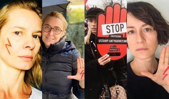 Gwiazdy nawołują do oprotestowania zakazu aborcji: Maja Ostaszewska, Magdalena Cielecka, Agata Młynarska, Maffashion... (ZDJĘCIA)