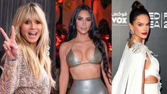 Kim Kardashian promuje bieliznę SKIMS u boku słynnych supermodelek. Fani pieją z zachwytu: "Prawie zemdlałam. LEGENDY!" (ZDJĘCIA)