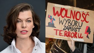 Milla Jovovich popiera polskie kobiety: "Nie jesteś pro-life tylko dlatego, że sprzeciwiasz się aborcji"