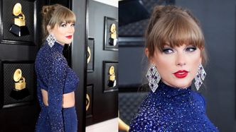 Taylor Swift błyszczy na gali Grammy 2023 w sukience eksponującej jej płaski brzuch (ZDJĘCIA)