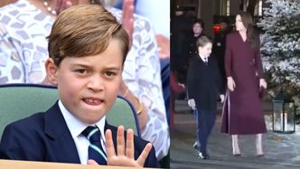 Stanowcza reakcja księcia George'a. Nie chciał iść z Kate Middleton za rękę! (WIDEO)