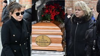 Pogrzeb Emiliana Kamińskiego. Żegnają go Justyna Sieńczyłło, siostra Dorota Kamińska, gwiazdy i rodzina (ZDJĘCIA)