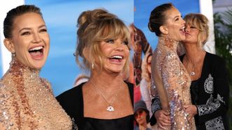 76-letnia Goldie Hawn wspiera córkę Kate Hudson na premierze nowej części "Knives Out" (ZDJĘCIA)
