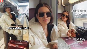 Joanna Horodyńska ucieka przed koronawirusem pociągiem z Mediolanu do Paryża: "Nie panikujmy. Nadal można kupić kapelusz i iść na kolację!"