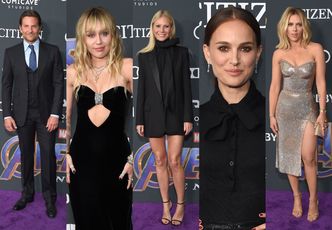 Tłum gwiazd na premierze "Avengers: Endgame": Scarlett Johansson, Miley Cyrus, Gwyneth Paltrow, Natalie Portman, Bradley Cooper... (ZDJĘCIA)