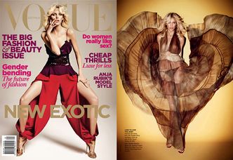 Anja Rubik na okładce "Vogue Australia"! (ZDJĘCIA TYSZKI)