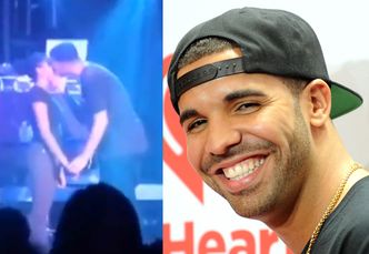 Do sieci wyciekło nagranie, na którym Drake CAŁUJE NIELETNIĄ FANKĘ na scenie! "Dobrze się bawiłem"