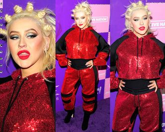 Christina Aguilera i jej liczne koczki podbijają ściankę w Las Vegas