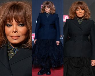 Janet Jackson w mrocznej stylizacji i zmierzwionej peruce