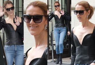 Celine Dion w skórzanej bluzce za 15 tysięcy