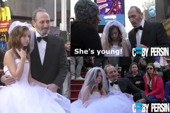 Bloger zorganizował "sesję ślubną" 12-latce i 65-letniemu mężczyźnie!