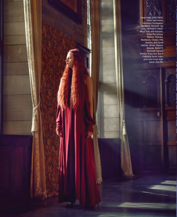 Julia Banaś Jako Królowa Dziewica W Amerykańskim Harpers Bazaar