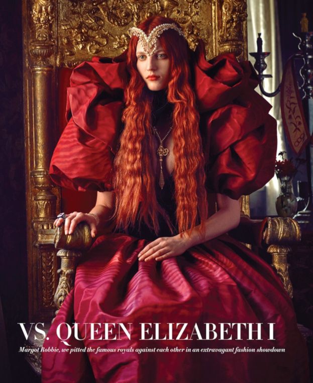 Julia Banaś Jako Królowa Dziewica W Amerykańskim Harpers Bazaar